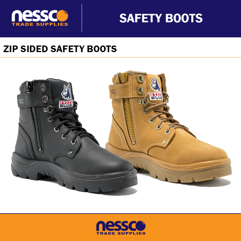 ZIP SIDED SAFETY BOOTS